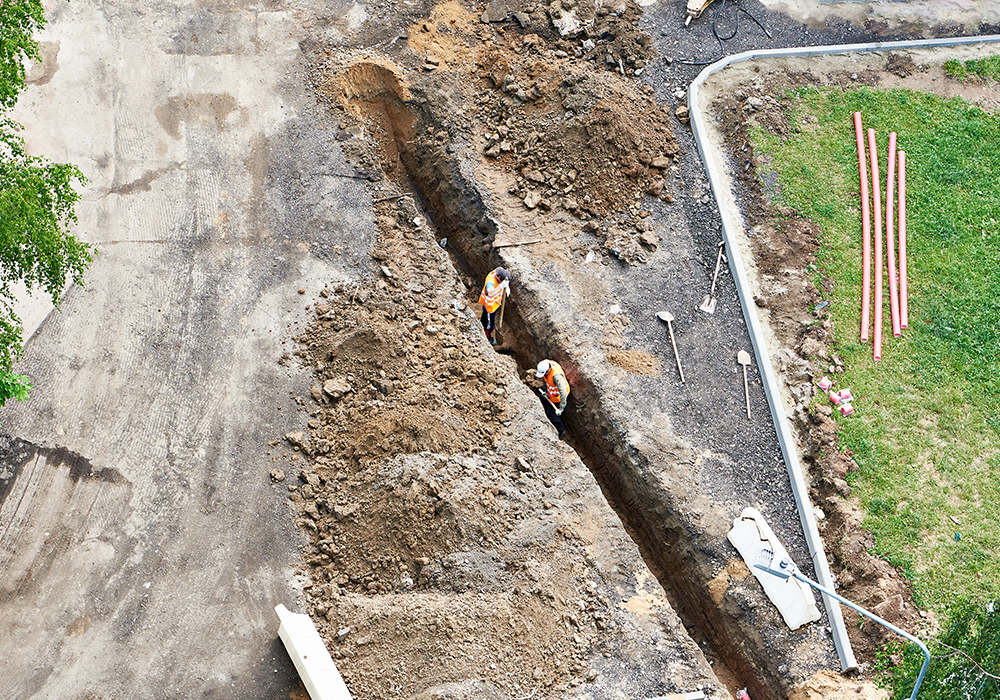 trench digging excavation services rockwall tx dfw best companies near me residential commercial texas excavation company